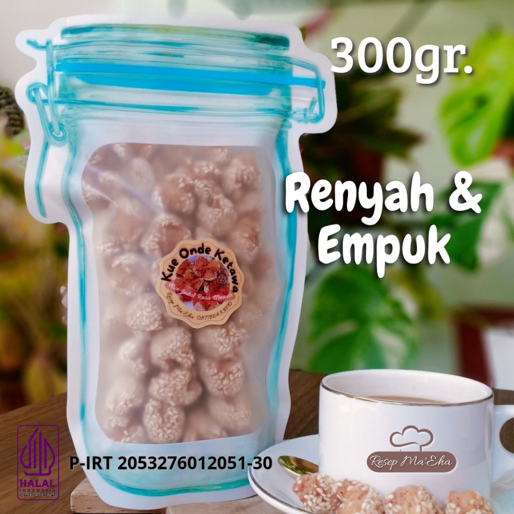 

Onde Ketawa Mini Premium 300gr / Kue Ketawa / Kue Jadul Rasa Mewah - Family Pack