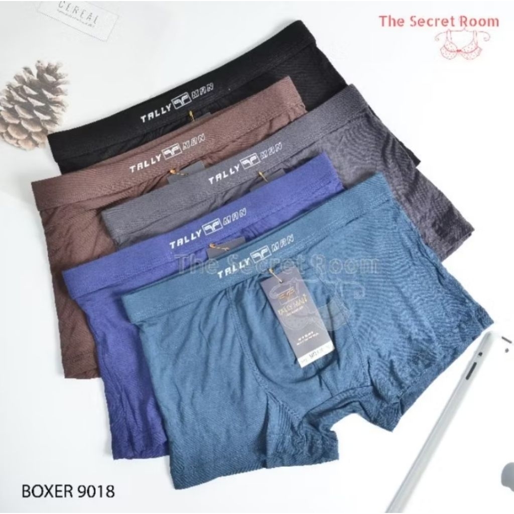 Tally Cd Celana Dalam Boxer Cowok Pria 9018