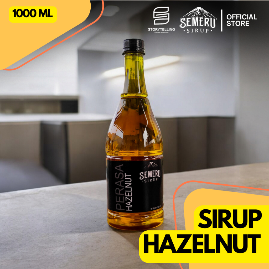

Sirup Hazelnut semeru syrup 1000 ml / 1 Liter