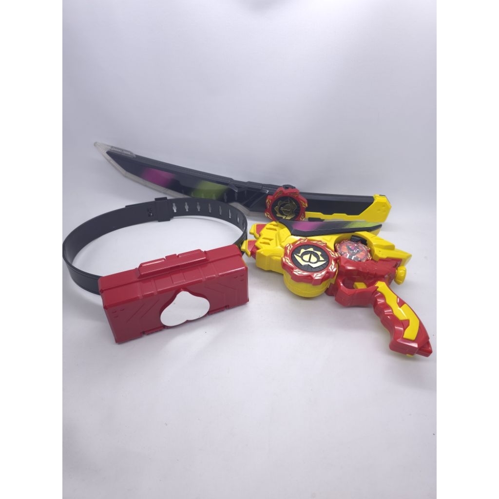 dx sentai donbrothers don brothers don blaster zanglass sword + belt bandai rare