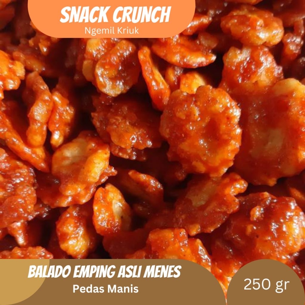 

Emping Melinjo Karamel Pedas 250 gram