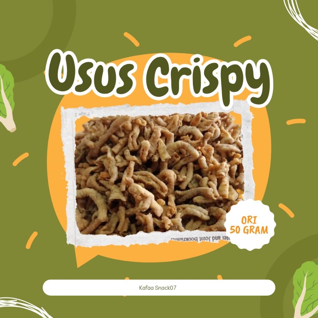 

Usus Crispy Original Kemasan 50 Gram
