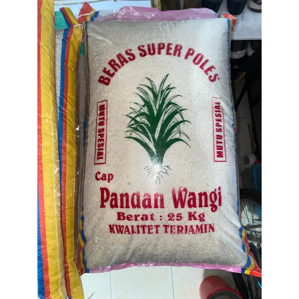 

Beras Desa Merk PANDAN WANGI Kemasan 25 KG / 1 SAK Pulen Enak Murah