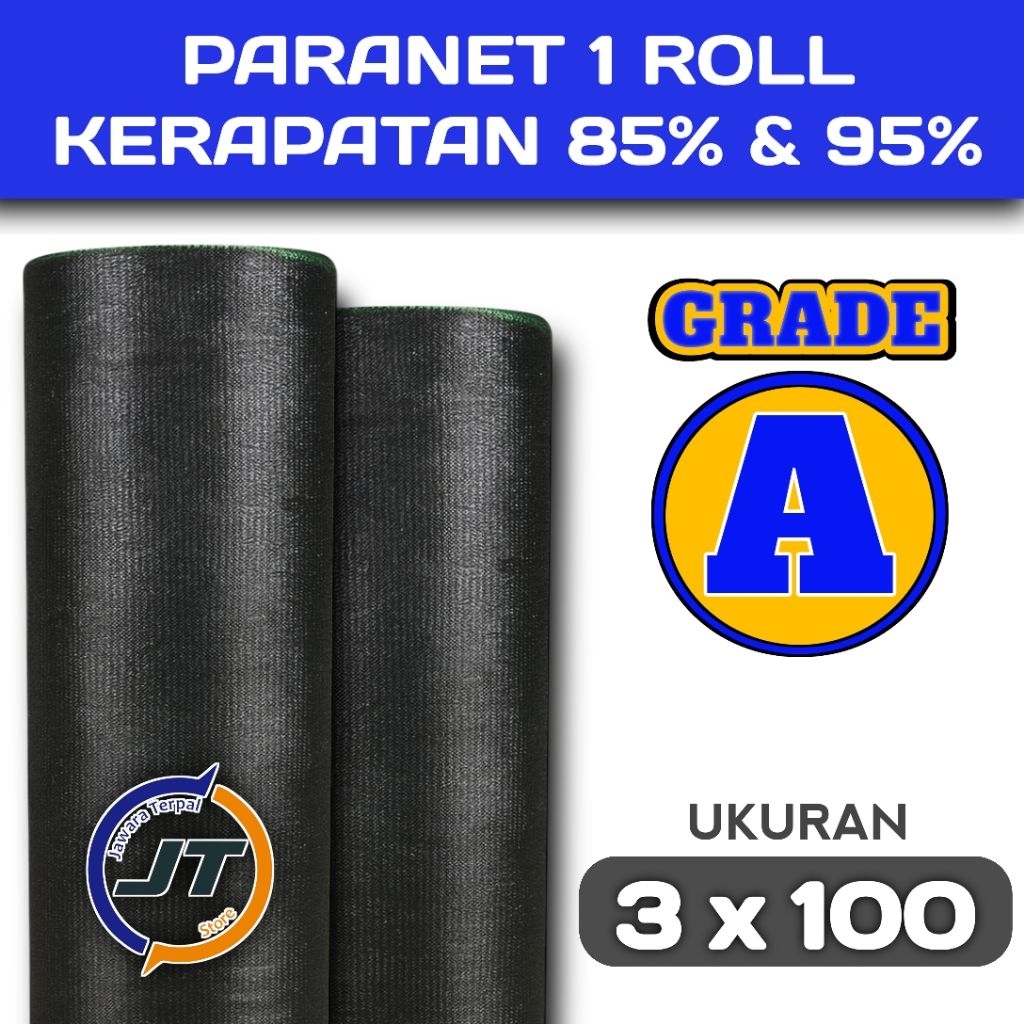 PARANET 90% 1 Roll Paranet 100 Meter x 3 Meter Tebal Kuat Tahan Lama