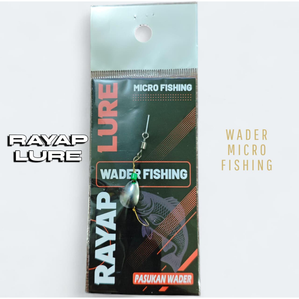 Umpan Pancing Casting Wader Rayap Lure Microfishing | Rayap Lure Wader Hunter