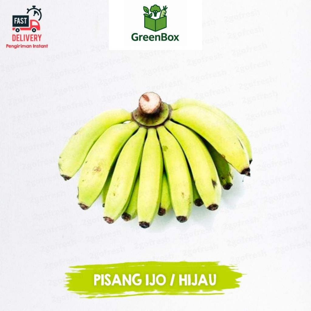

Pisang Hijau / Ijo Fresh - Rempah Sayur Sayuran & Buah Buahan