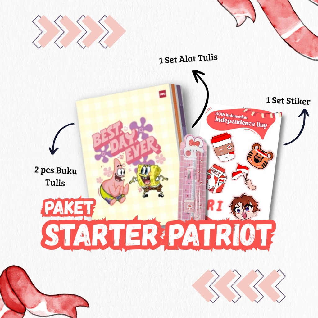 

Paket Alat Tulis Merdeka | Starter Patriot