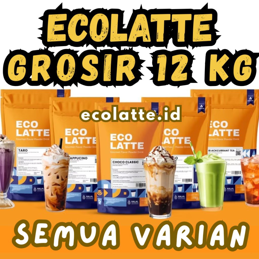 

ECOLATTE BUBUK MINUMAN ALL VARIAN ENAK SURABAYA