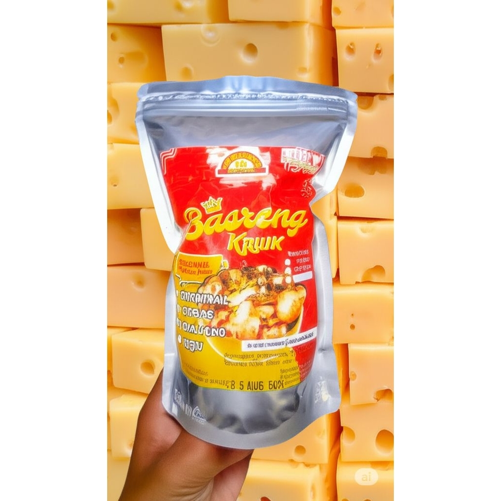 

keripik basreng keju kemasan 100grm