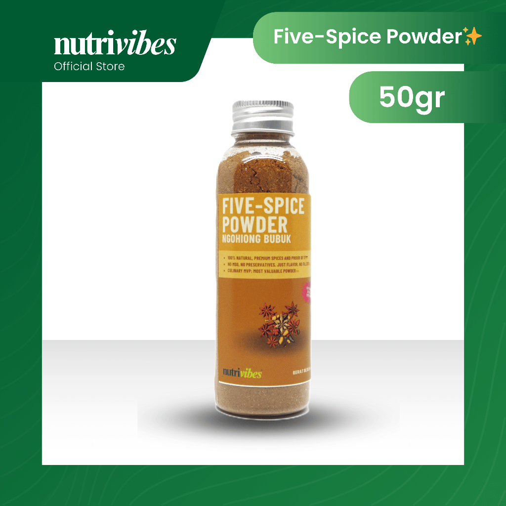 

Ngohiong Bubuk / Five Spice Powder 50gr - Nutrivibes