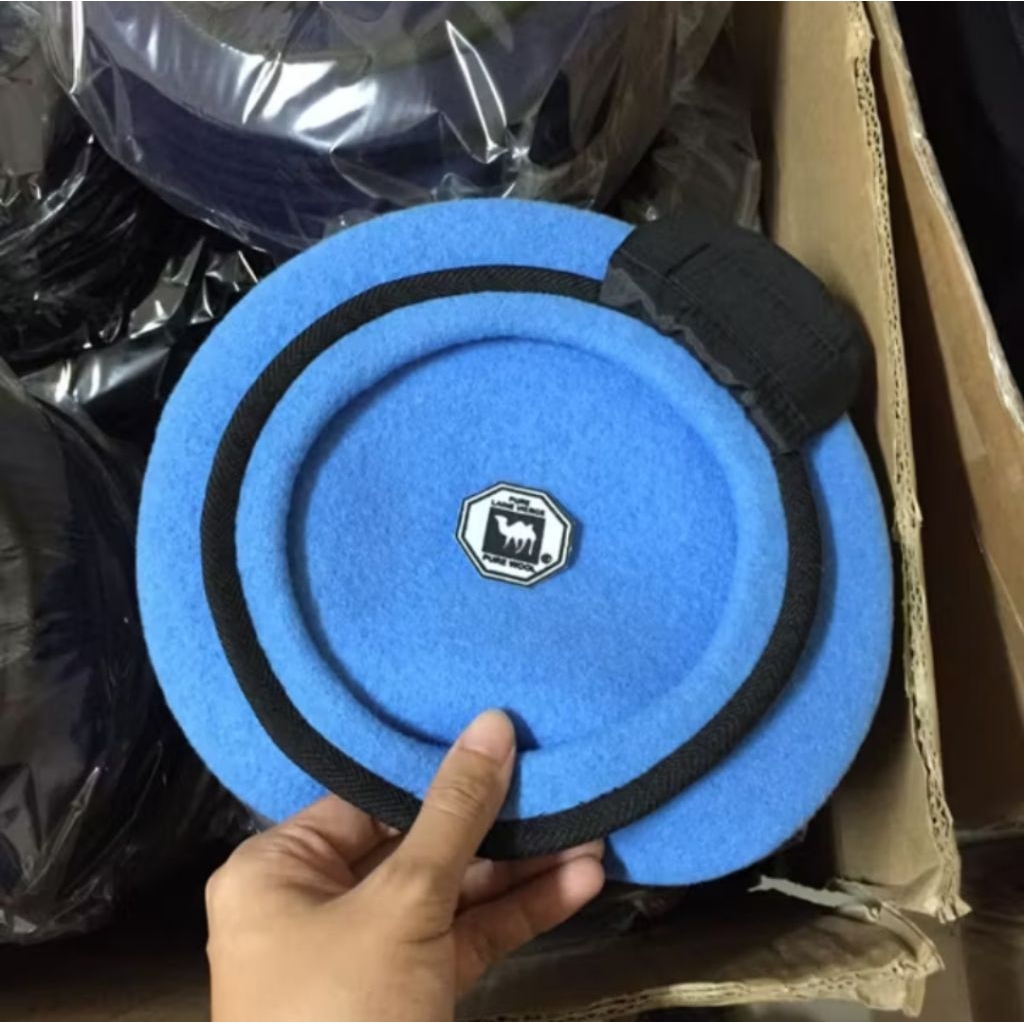 Baret Camel Biru Provos - Biru PBB - Paspampres