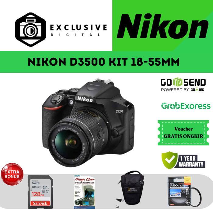NIKON D3500 KIT 18-55MM / KAMERA NIKON D3500 KIT 18-55MM / NIKON D3500