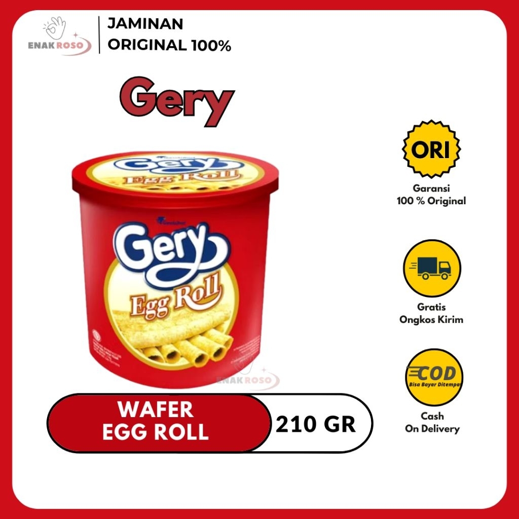 

Gery Wafer Egg Roll 210 gr