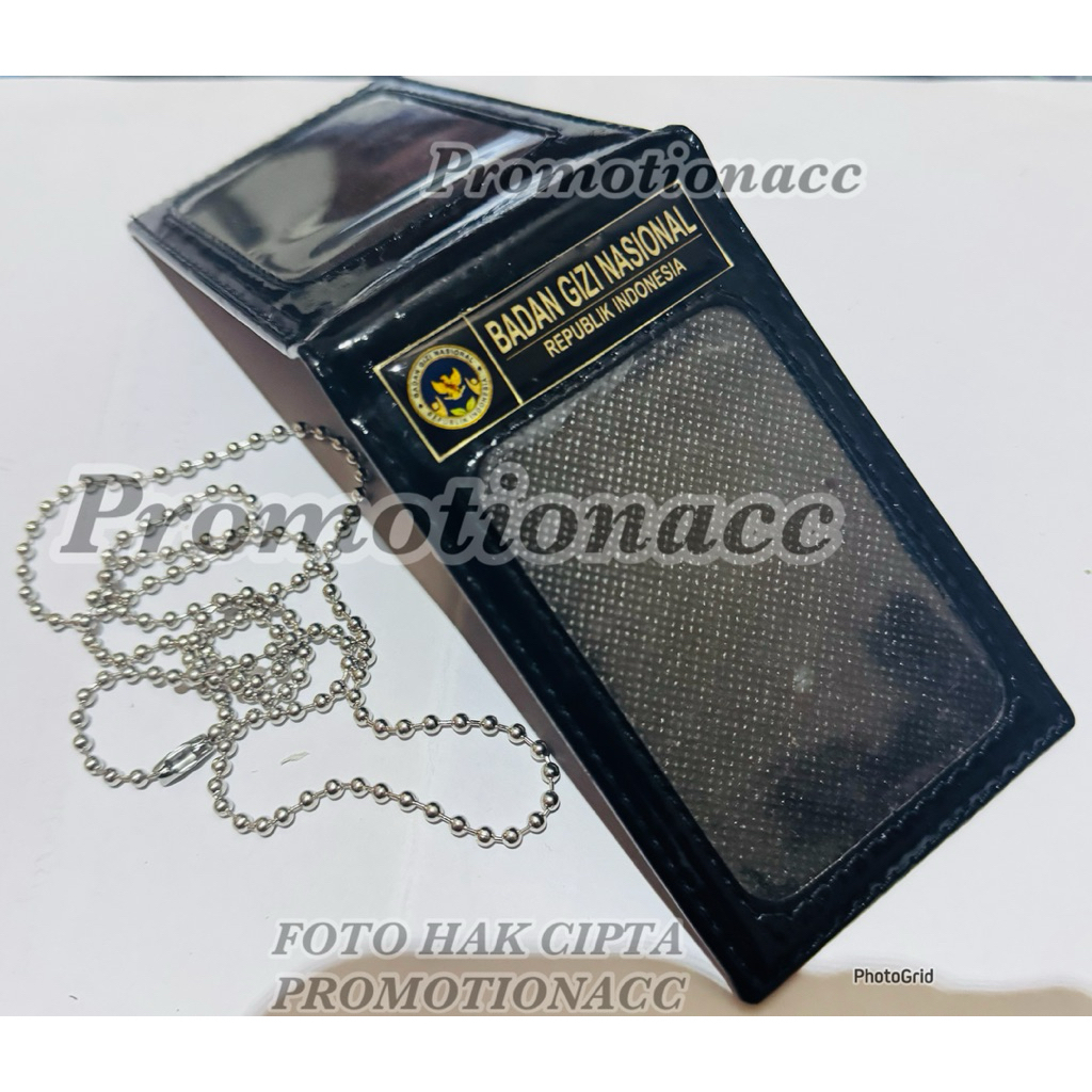 ID Card BADAN GIZI NASIONAL (BGN) Plus Kalung Rantai / ID Card Name Tag Dompet Kartu Saku Plus Kalun