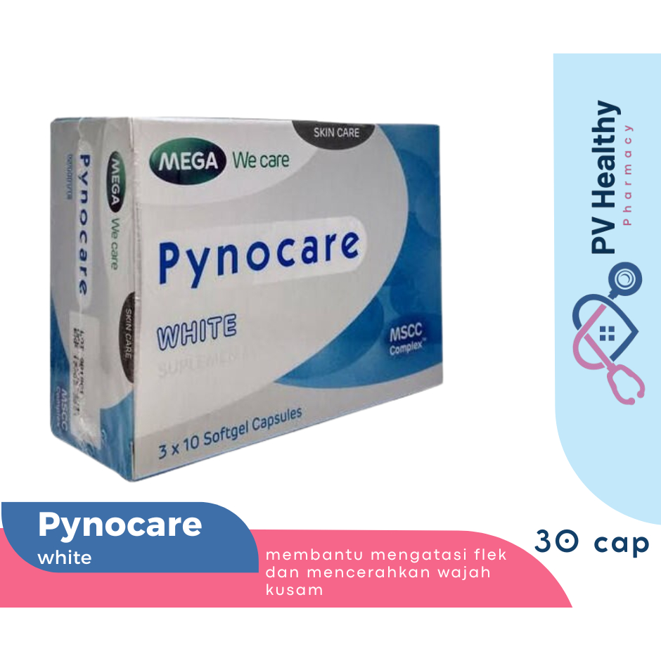 PYNOCARE WHITE BOX ISI 30 / Pynocare White - mengatasi flek dan mencerahkan