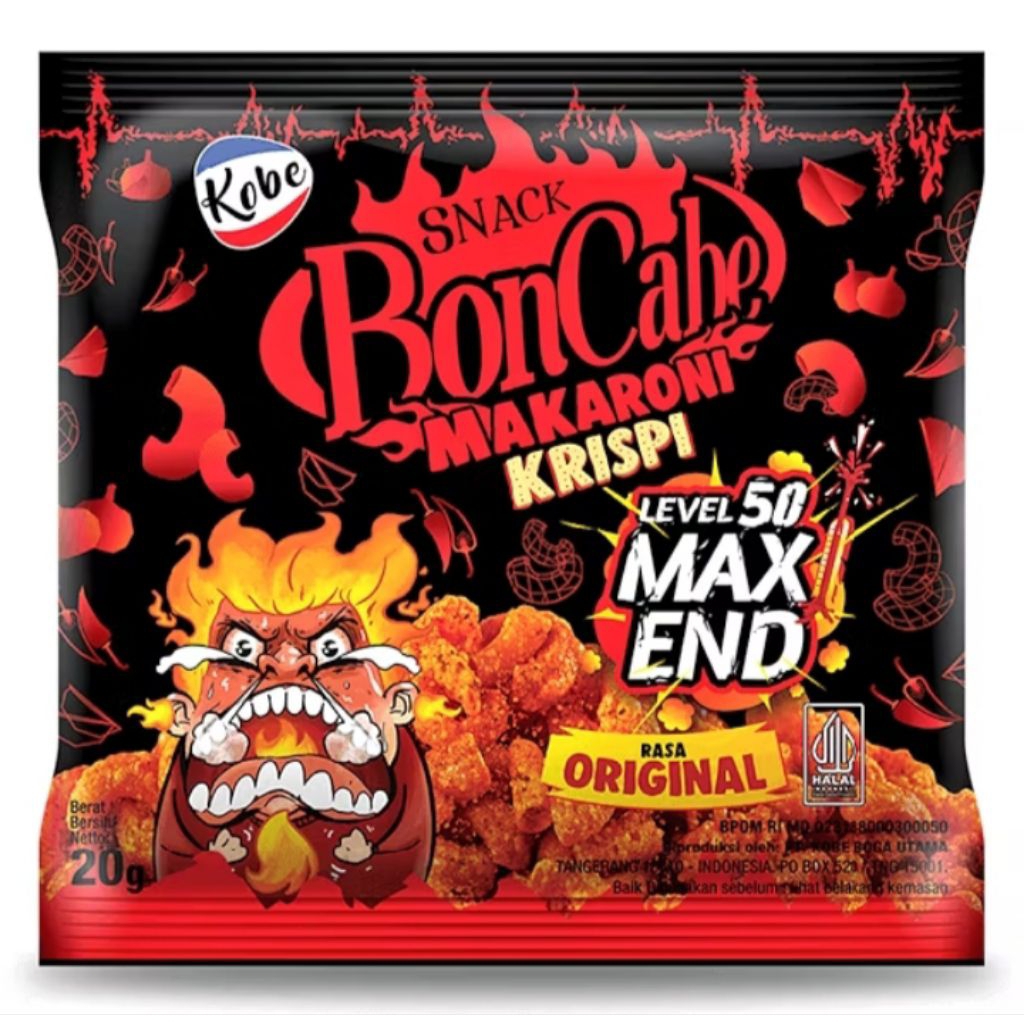 

Boncabe Snack Makaroni Krispi Level 50 max and 20gr