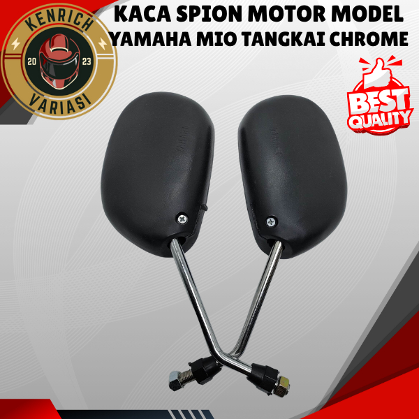 Kaca Spion Motor Yamaha Mio Sporty Tangkai Chrome Drat Universal Yamaha