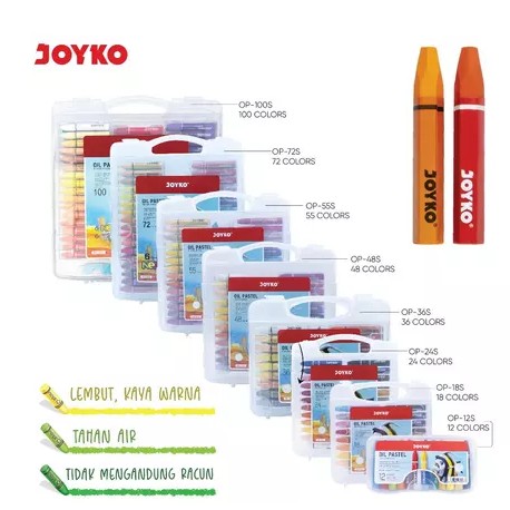 

Crayon Krayon Minyak Oil Pastel Joyko