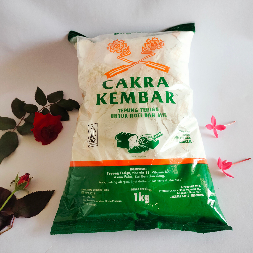 

Tepung CAKRA KEMBAR BOGASARI ASLI 1Kg Expired Stok Baru Terbaru / Tepung Terigu Cakra Kembar / Tepung Protein Tinggi Murah