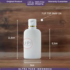 Kemasan Botol Fliptop Isi Ulang / Botol Gepeng 60ML HDPE