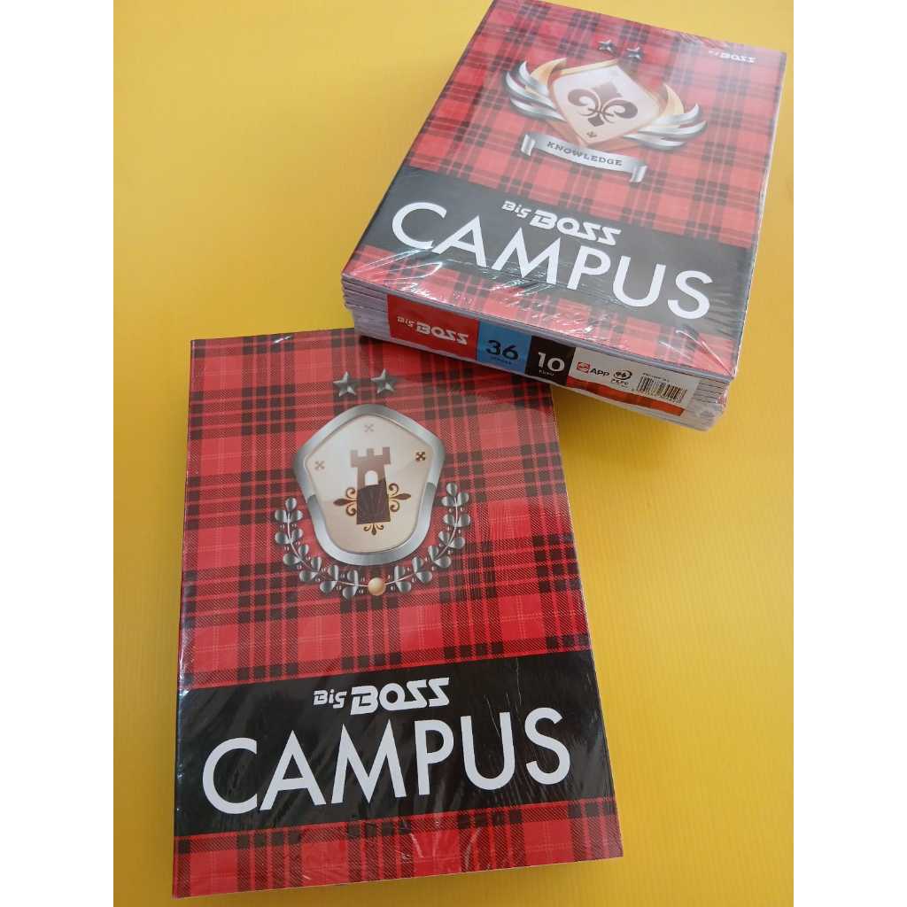

Buku Tulis BigBoss Campus 36 Lembar A4 / Buku Sekolah Kuliah / Buku Catatan Kertas (1pack isi 10buku) Halus
