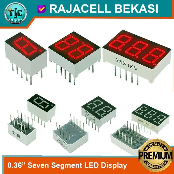 Seven Segment Display 0.36" 1 2 3 Digit 7-Segment LED Digital Tube