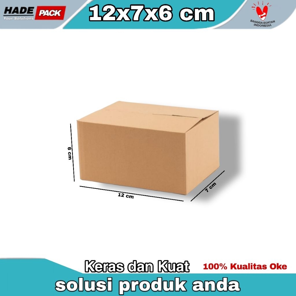 

Kardus 12x7x6 cm - Bersih, Kuat dan Praktis untuk Packing