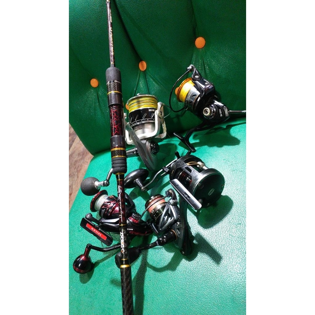 borongan set pancing shimano kenzi daiwa daido