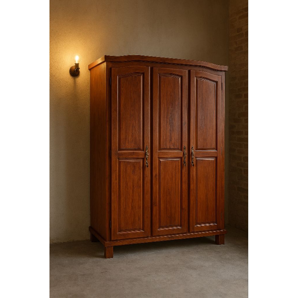 Lemari Jati Pintu 3 Lemari Jati Minimalis Fatih Lemari 3 Pintu Full Kayu Jati