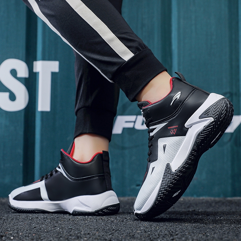 Hot Deals Highland Sepatu Basket Pria Putih Sepatu Sneakers Cowok Sepatu Olahraga Bally Outdoor