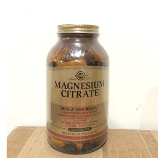 SOLGAR MAGNESIUM CITRATE 60 / 120 Tablets