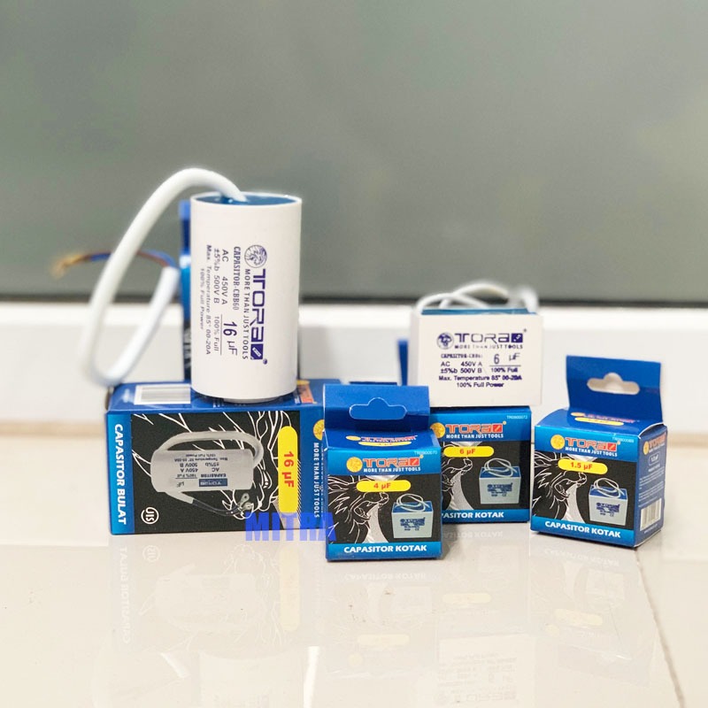 KAPASITOR 1.5UF 4UF 6UF 450V SANEI KOTAK CAPACITOR SAN-EI 1.5 UF MIKRO 450 VOLT | CAPASITOR KIPAS AN