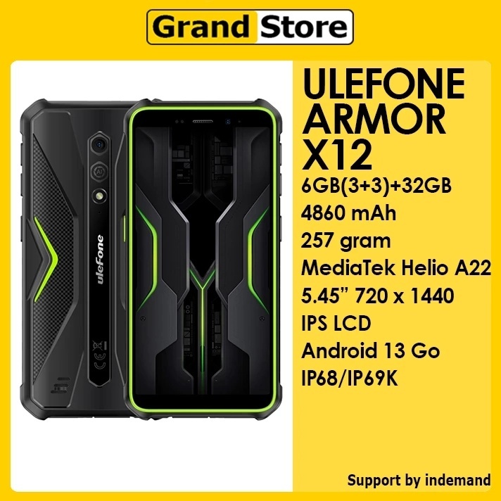 ULEFONE ARMOR X12 4G LTE 6GB+32GB 5.45" 4860mAh NFC Rugged smartphone