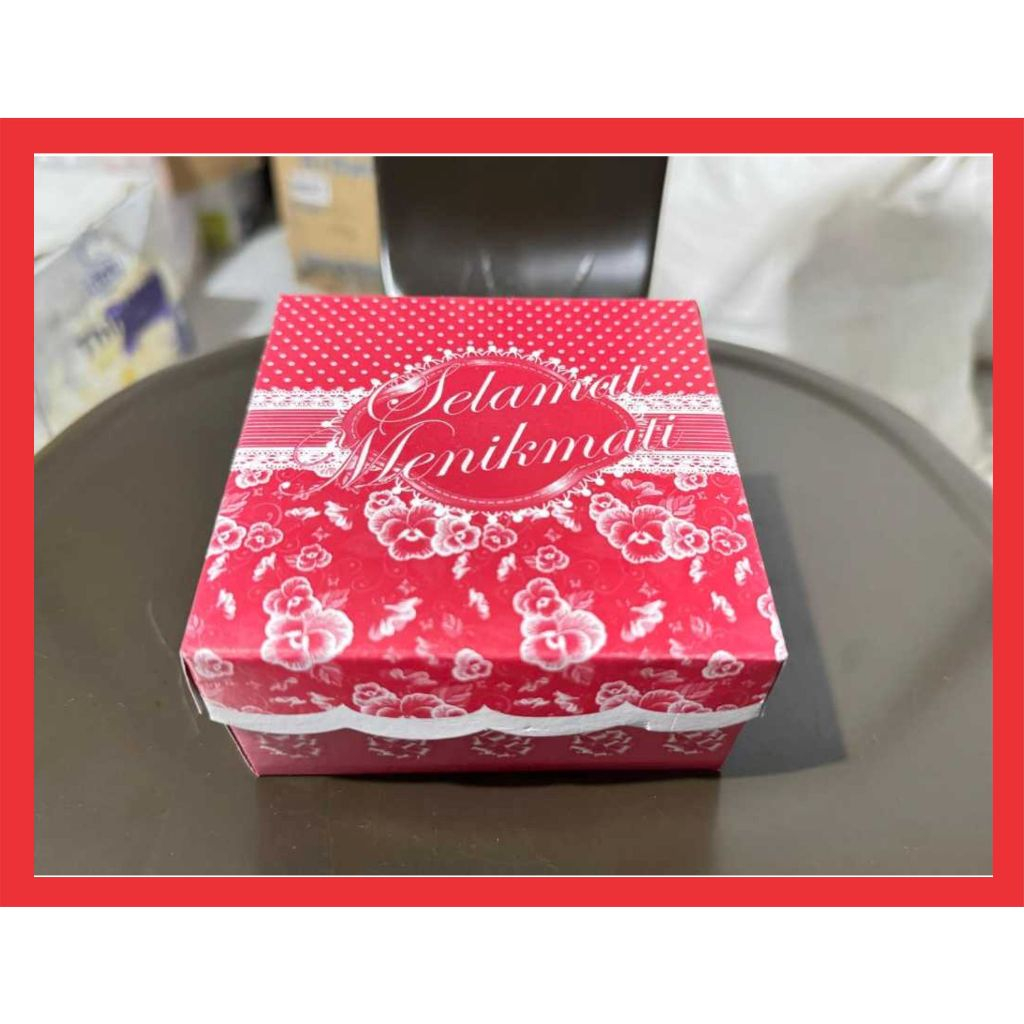 Dus Pisang Keju Motif / Dus Snack / Dus Motif / Dus Kue / Dus Pisang Keju / Box donat - Dus Pisang K