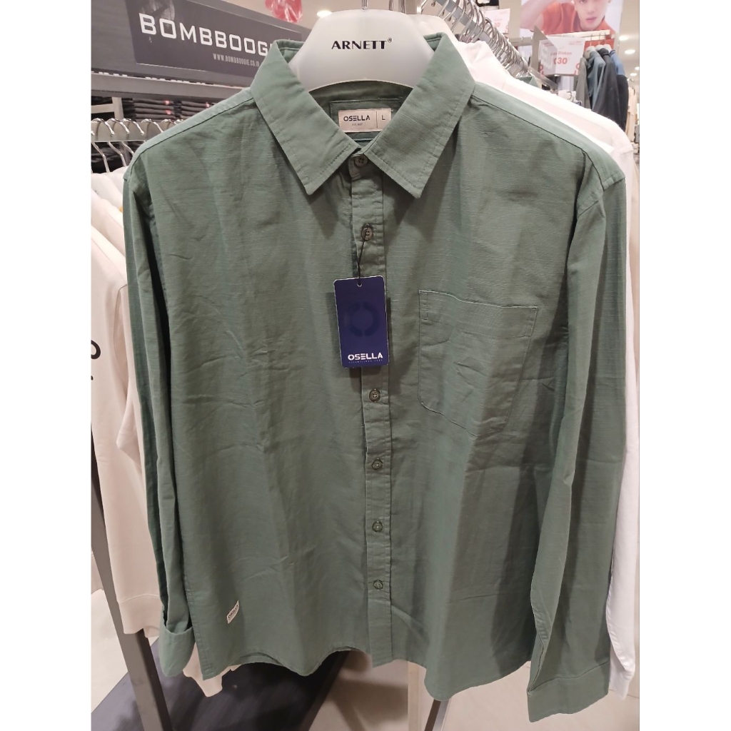 osella men kemeja panjang pria berkerah 2307401601