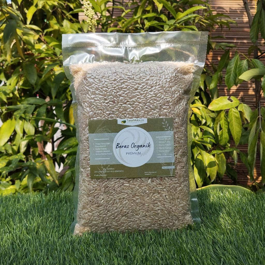 

Beras Coklat Organik Pulen FRESH langsung dari Petani 1kg vacuum