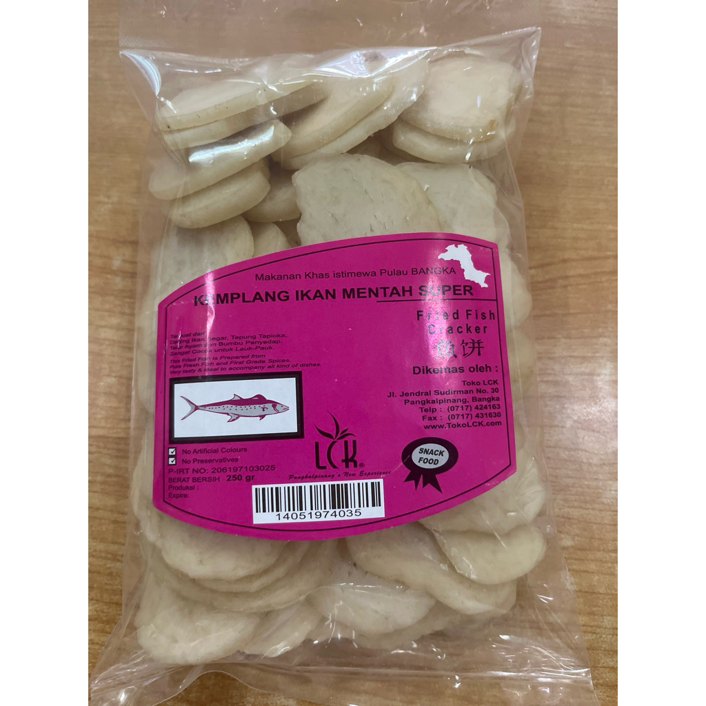 

Kemplang mentah ikan tenggiri 500gr 4031 khas dari toko LCK