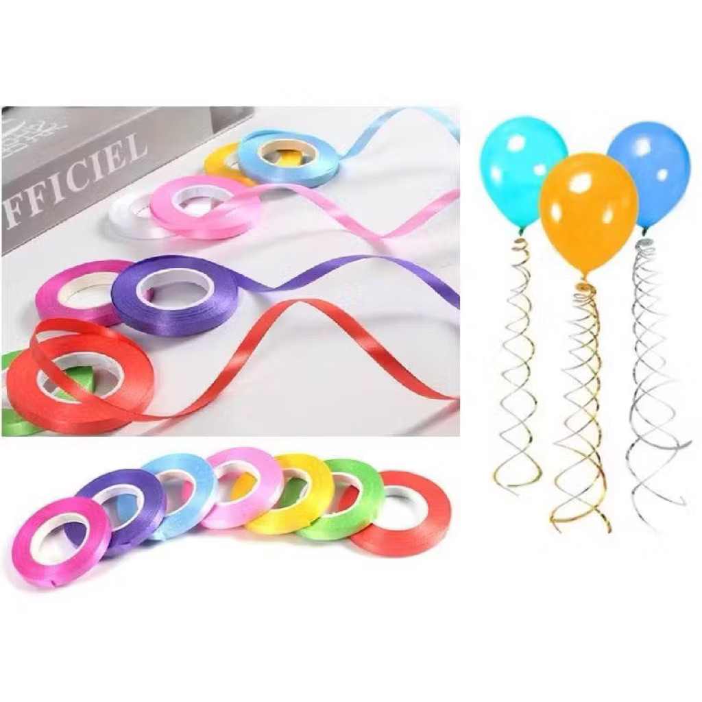 

pita balon mini roll 10m ribbon balloon baloon hiasan dekorasi pesta ulang tahun ultah party decoration happy birthday bday