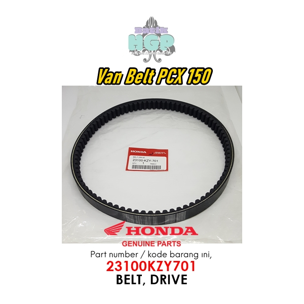 V-belt PCX 150 Vietnam, Belt, Drive Original AHM - 23100KZY701
