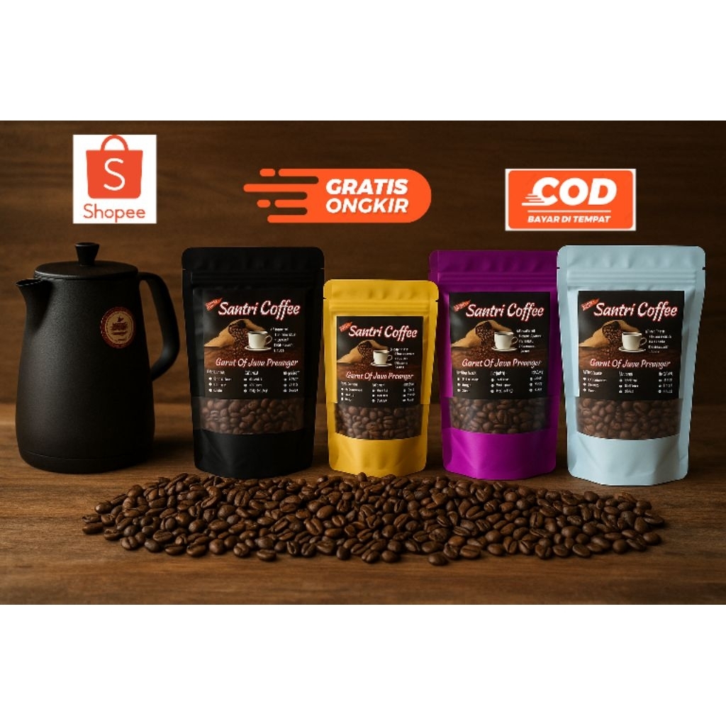 

Kopi Khas Garut Santri Kopi 250g Kwalitas Premium