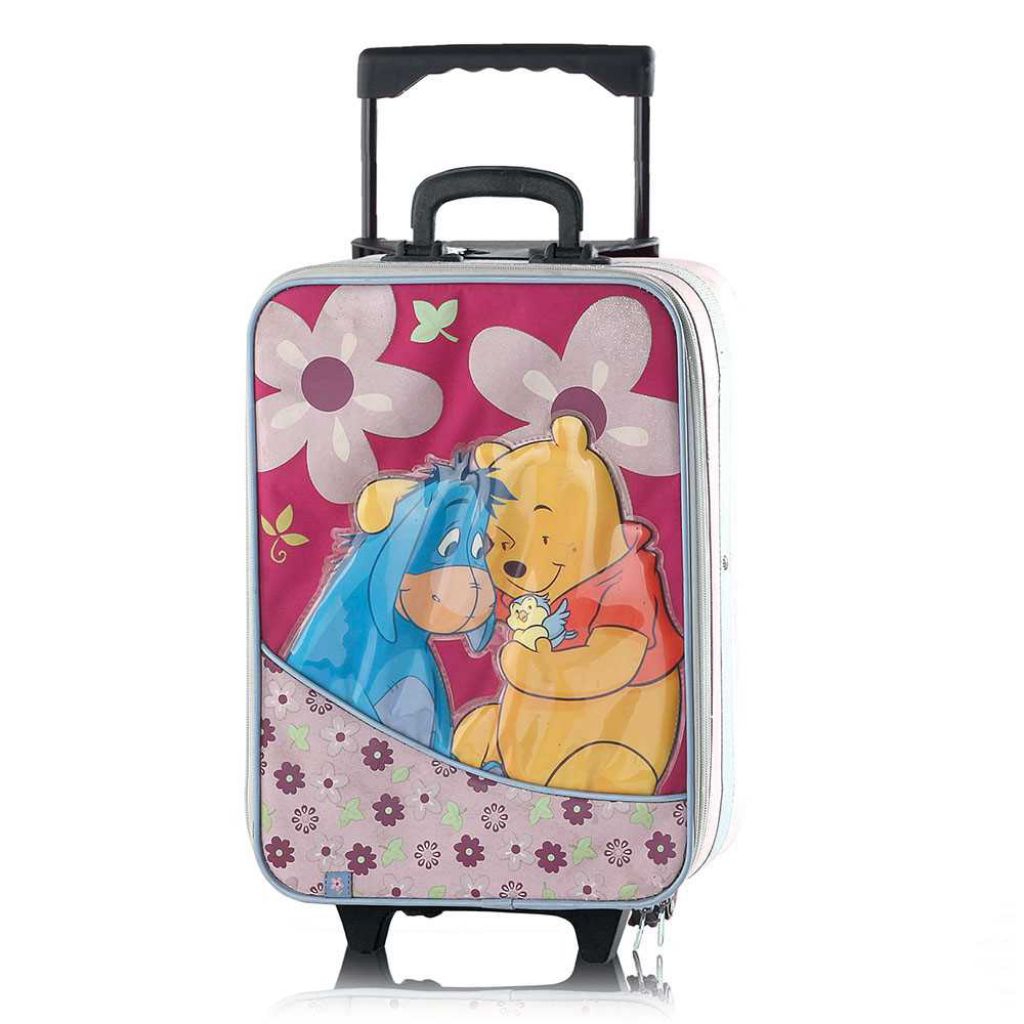 Koper Anak Perempuan Karakter Pooh / Tas Troli Travel Kabin Anak