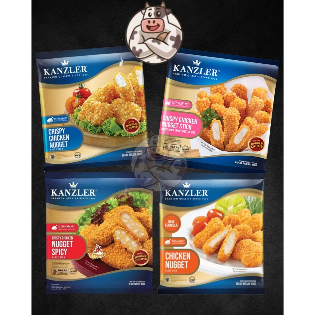 KANZLER CRISPY CHICKEN NUGGET / KANZLER NUGGET 450 GRAM/ KANZLER CRISPY STICK 450GR/ KANZLER CRISPY 