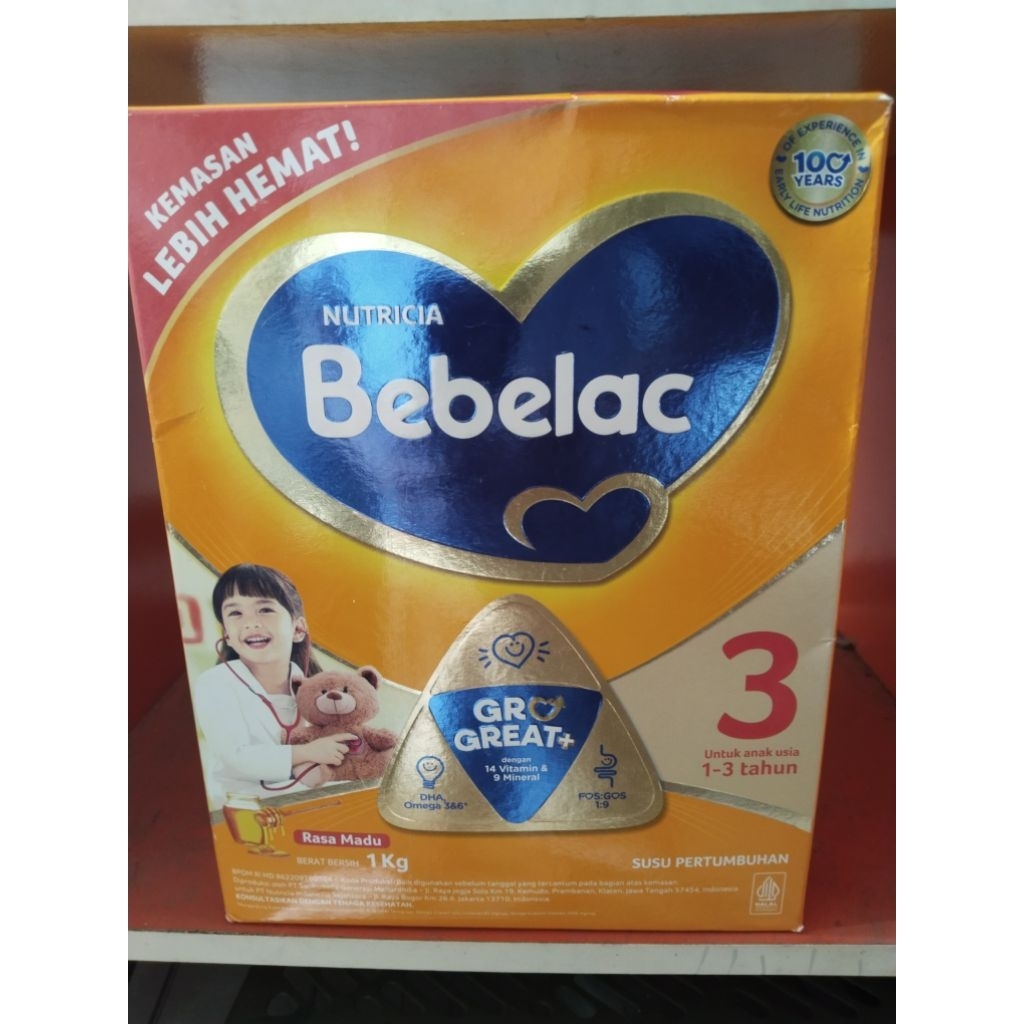 

bebelac 1-3 thn rasa madu 1kg exp oktober desember 2026