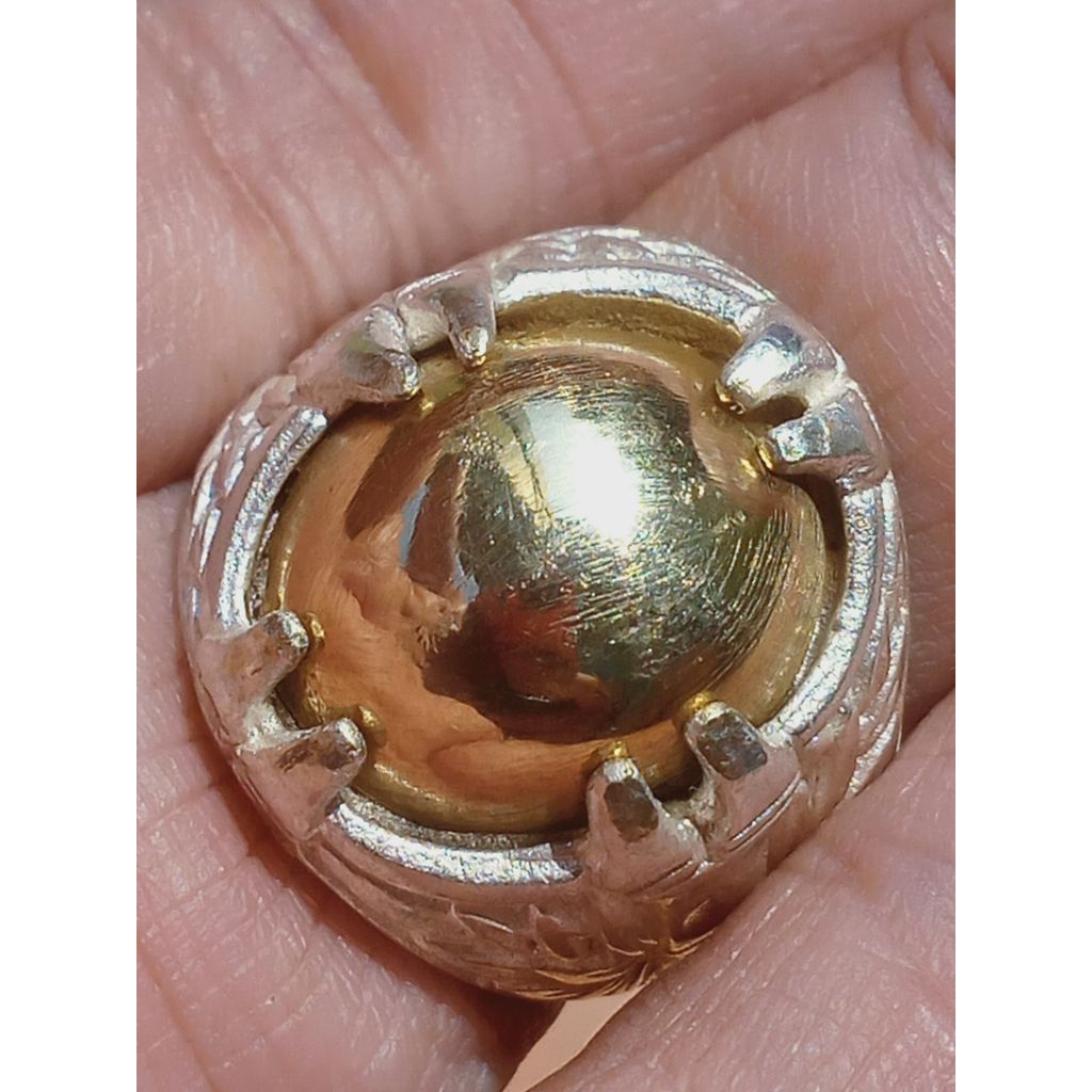 Cincin Batu Badar Emas Badar Besi Antik