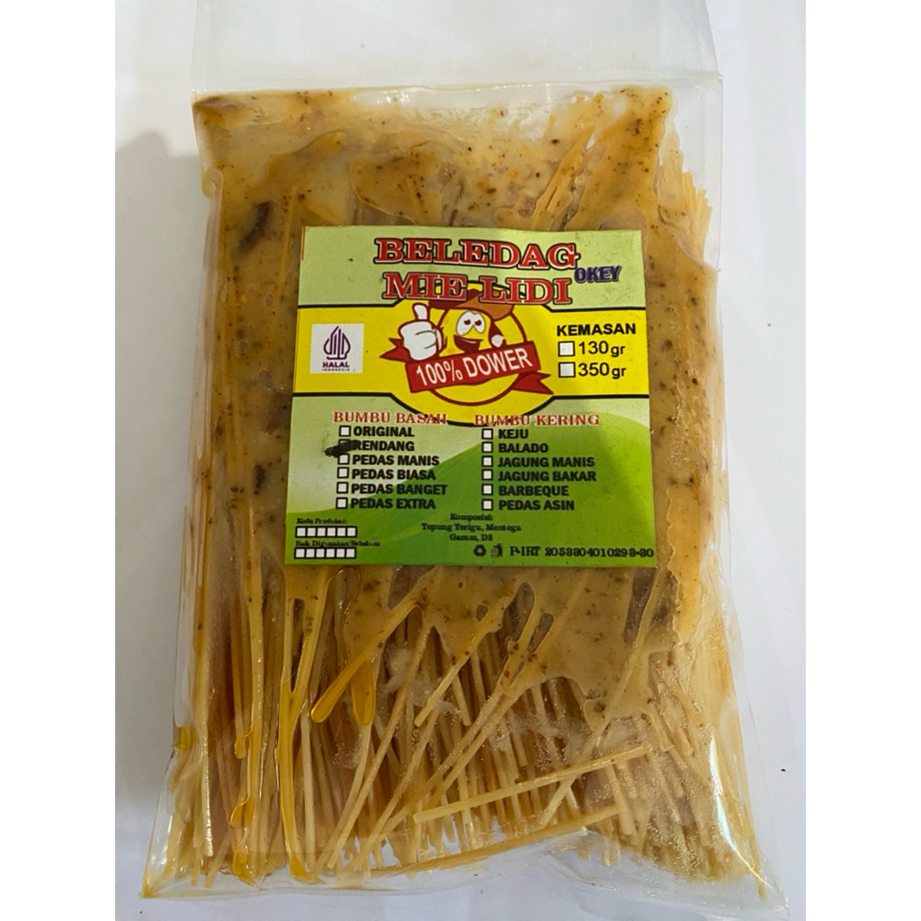 

mie lidi rasa rendang / mie lidi rasa rendang bumbu basah 130 gram