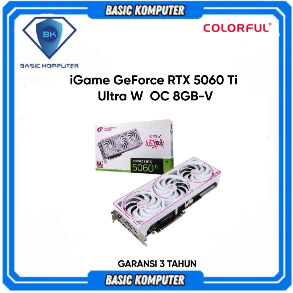 VGA COLORFUL iGAME GEFORCE RTX 5060 Ti ULTRA W OC 8GB-V RTX 5060Ti
