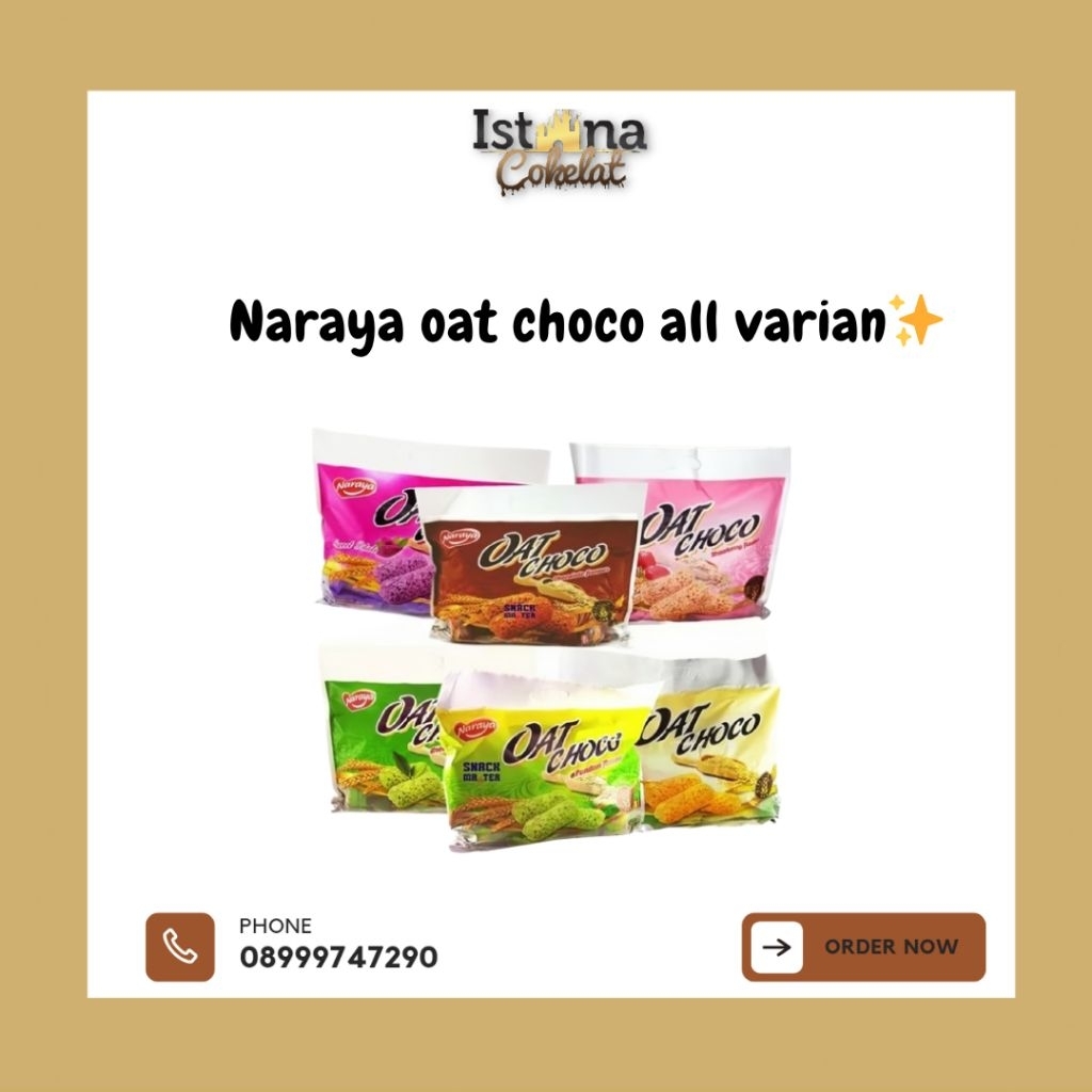 

[SNACK] Naraya Oat Choco/Mix/Chocorio