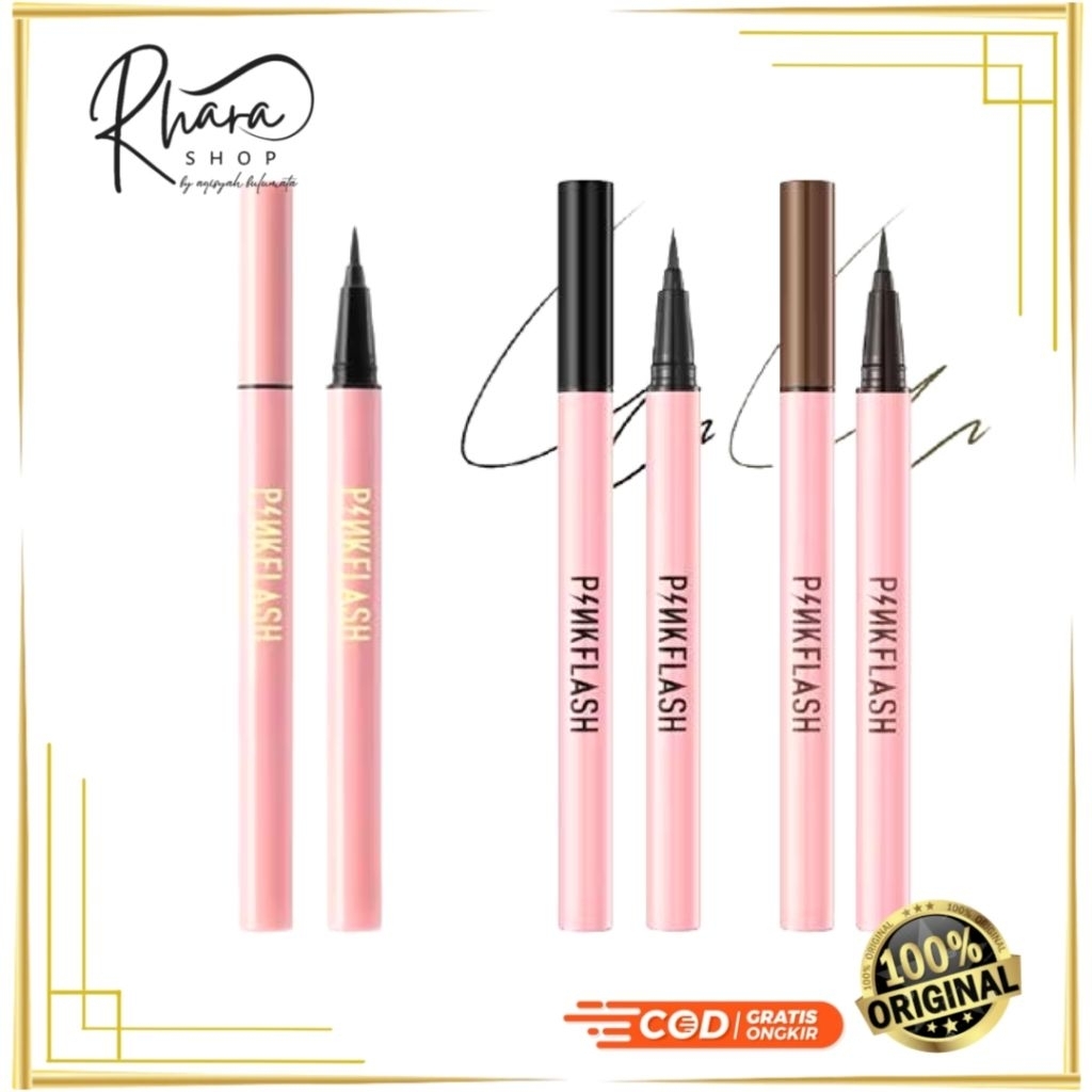 spidol eyeliner pinkflash/spidol alis coklat,. COD