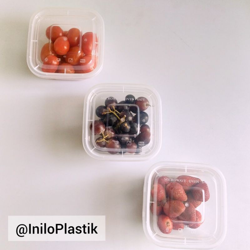 [25pcs] Thinwal DM 600ml SQ / Thinwall Kotak Plastik 600 ml