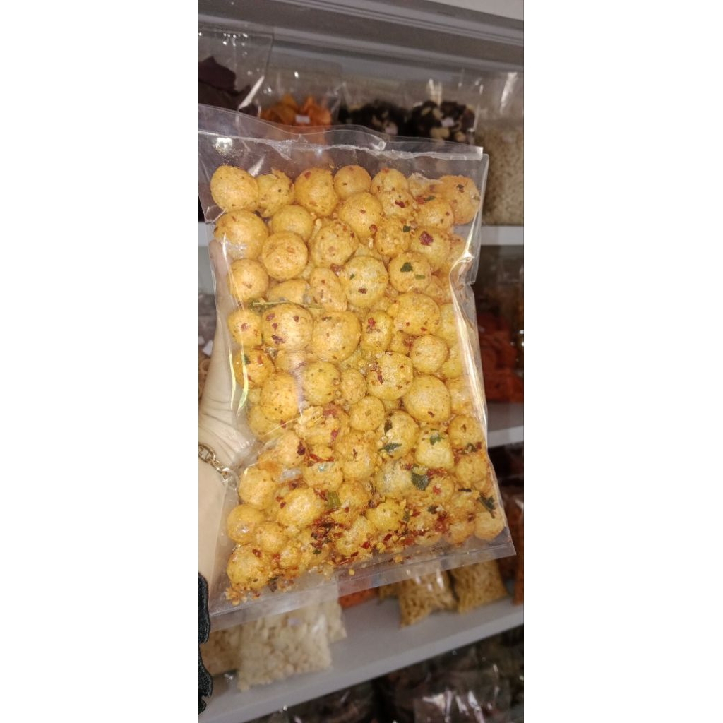 

cimol kriuk / cimol crispy pedas daun jeruk